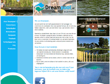 Tablet Screenshot of dreampool.nl